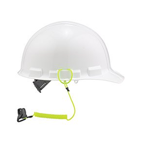 Squids 3158 Coil Helmet Lanyard with Clamp