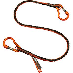 Squids 3110F Dual Carabiner Tool Lanyard