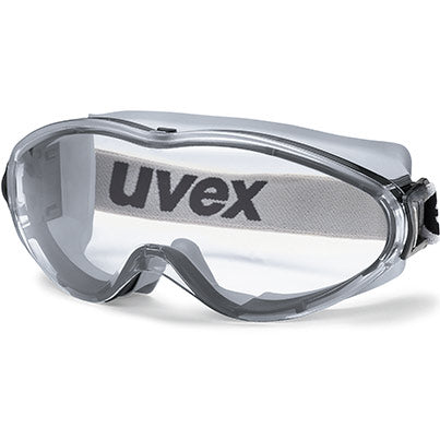 uvex Ultrasonic Grey Clear-Lens Safety Goggles