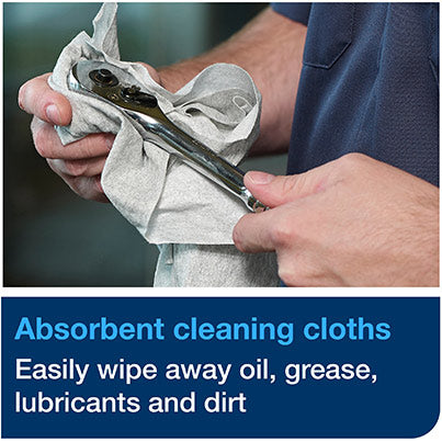 W8 Folded Industrial Cleaning Cloths Pack (Case of 8)