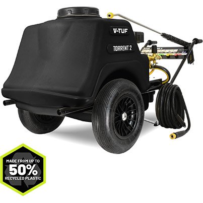 V-TUF TORRENT2 Industrial Mini-Bowser Petrol Pressure Washer