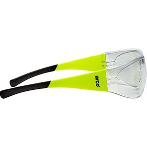 Kool Hi-Vis Clear-Lens Safety Glasses