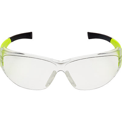 Arco Kool Hi-Vis Yellow Clear-Lens Safety Glasses