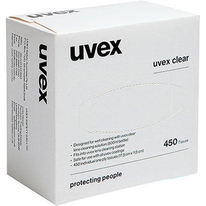 Clear Lens Wipes (Pack of 450)