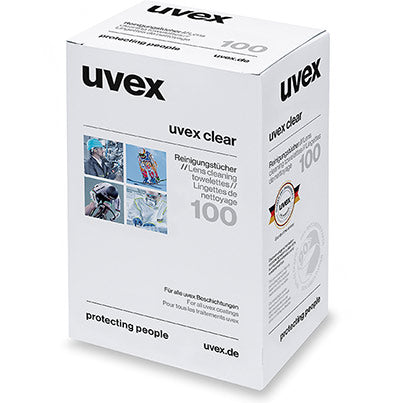 uvex Lens Cleaning Towelettes (Box of 100)