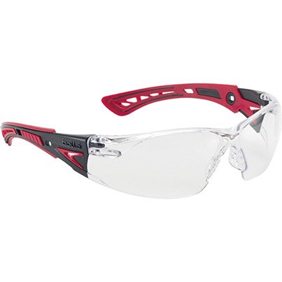 Safety Rush+ Clear-Lens Safety Glasses