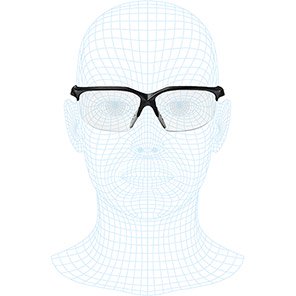 Blaze Clear-Lens Safety Glasses