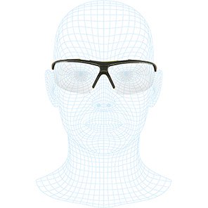 Halo Clear-Lens Safety Glasses