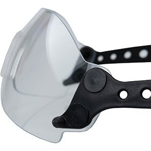 EVOSpec Helmet-Mounted Safety Glasses with Clear Lenses