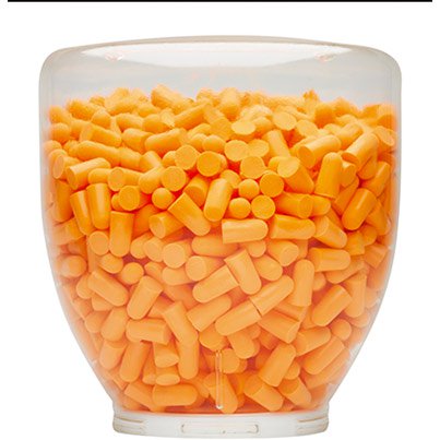 3M 1100 Disposable Earplugs (Refill Bottle of 500 Pairs)