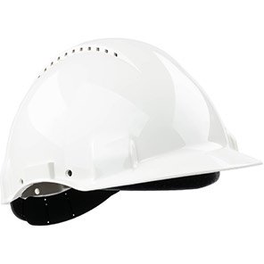 G3000C Vented Short-Peak Slip-Ratchet Safety Helmet