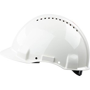 G3000C Vented Short-Peak Slip-Ratchet Safety Helmet