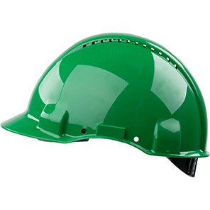 G3000C Vented Short-Peak Slip-Ratchet Safety Helmet