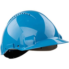 G3000D Vented Short-Peak Slip-Ratchet Safety Helmet