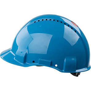 G3000D Vented Short-Peak Slip-Ratchet Safety Helmet