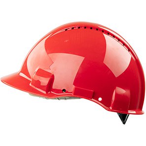 G3000D Vented Short-Peak Slip-Ratchet Safety Helmet