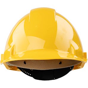 G3000D Vented Short-Peak Slip-Ratchet Safety Helmet
