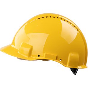 G3000D Vented Short-Peak Slip-Ratchet Safety Helmet
