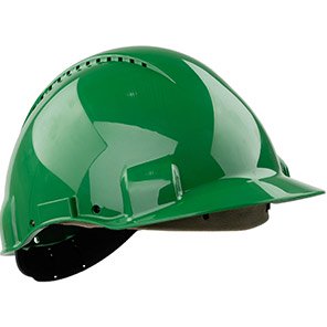 G3000D Vented Short-Peak Slip-Ratchet Safety Helmet
