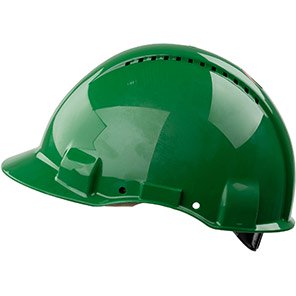 G3000D Vented Short-Peak Slip-Ratchet Safety Helmet
