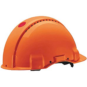 G3000C Vented Short-Peak Slip-Ratchet Safety Helmet