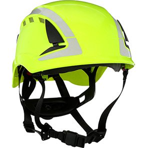 SecureFit X5014V-CE Hi-Vis Vented Wheel-Ratchet Safety Helmet