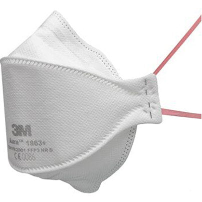 3M Aura 1863+ Fold-Flat FFP3 Healthcare Dust Mask (Box of 20)