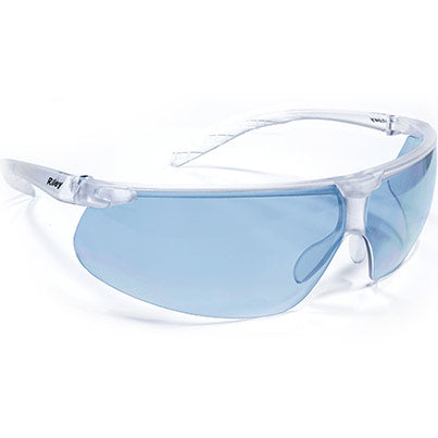 Riley RILETTO ULTRA-LITE Blue-Lens Safety Glasses