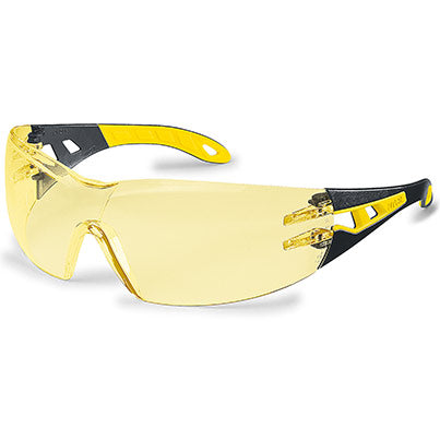 uvex Pheos Yellow-Lens Safety Glasses (Small)