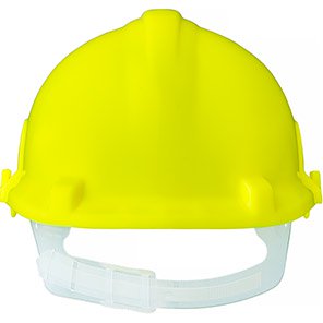 Champion Plus Hi-Vis Unvented Slip-Ratchet Safety Helmet