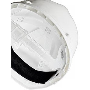 Champion Plus Unvented Reduced-Peak Slip-Ratchet Safety Helmet