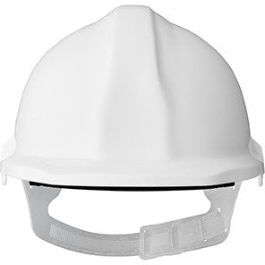 Champion Plus Unvented Reduced-Peak Slip-Ratchet Safety Helmet