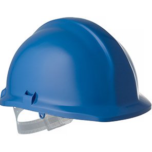 Champion Plus Unvented Reduced-Peak Slip-Ratchet Safety Helmet