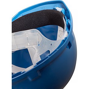 Champion Plus Unvented Reduced-Peak Slip-Ratchet Safety Helmet