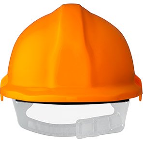 Champion Plus Unvented Reduced-Peak Slip-Ratchet Safety Helmet