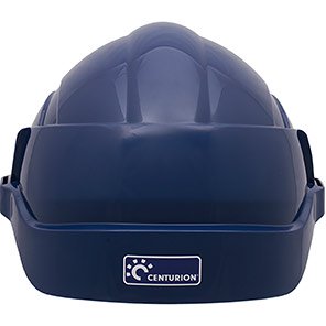 Vision Plus Unvented Reduced-Peak Wheel-Ratchet Safety Helmet