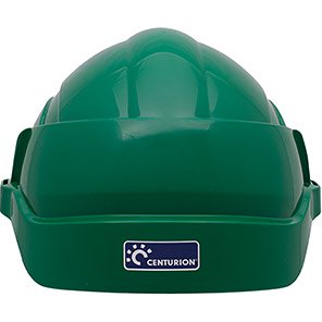 Vision Plus Unvented Reduced-Peak Wheel-Ratchet Safety Helmet