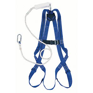 Miller Titan One-Point Safety Harness with Energy-Absorbing Lanyard