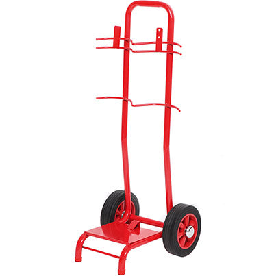 Fire Depot Fire Extinguisher Trolley with Fire Bucket Bracket