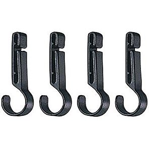 CROCHLAMP S Head Torch Helmet Clips (Pack of 4)