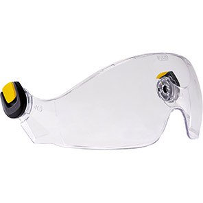 VIZIR Helmet-Mounted Safety Glasses with Clear Lens