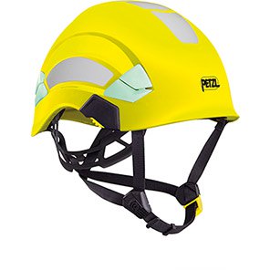 VERTEX Hi-Vis Unvented Wheel-Ratchet Safety Helmet