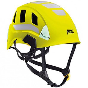 STRATO VENT Hi-Vis Vented Wheel-Ratchet Safety Helmet