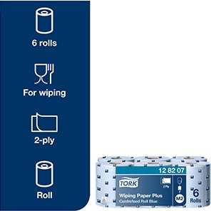 M2 Centrefeed Wiping Paper Plus Roll (Case of 6)