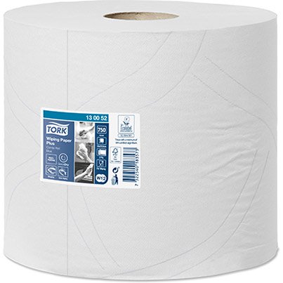 W2 Combi Wiping Paper Plus Towel Roll 255m (Case of 2)