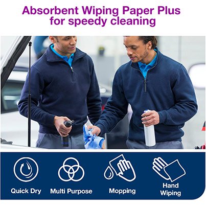 Combi Heavy-Duty Wiping Paper Towel Roll 170m (Case of 2)