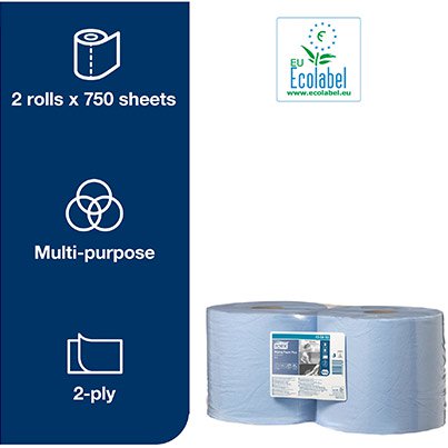 Combi Heavy-Duty Wiping Paper Towel Roll 170m (Case of 2)