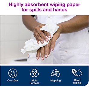 W4 Folded Wiping Paper Plus Towel Pack (Case of 5)