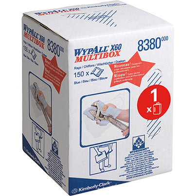 WypAll X60 General Clean 8380 Centrefeed Cloth Roll 36m