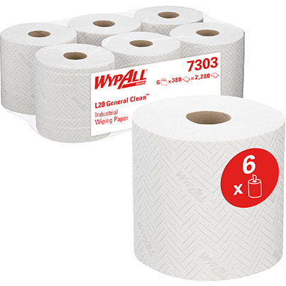 WypAll L20 7303 Centrefeed Paper Towel Roll (Case of 6)